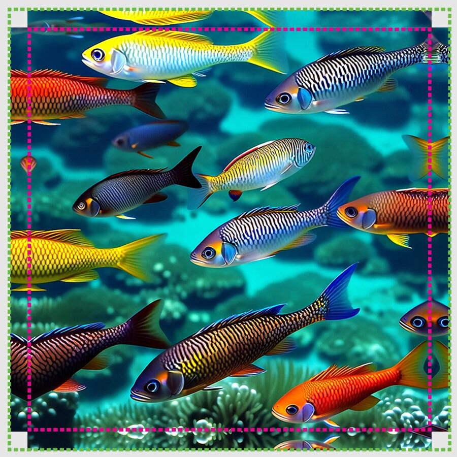 Fine Art Print auf Leinwand mit gespiegeltem Motivrand