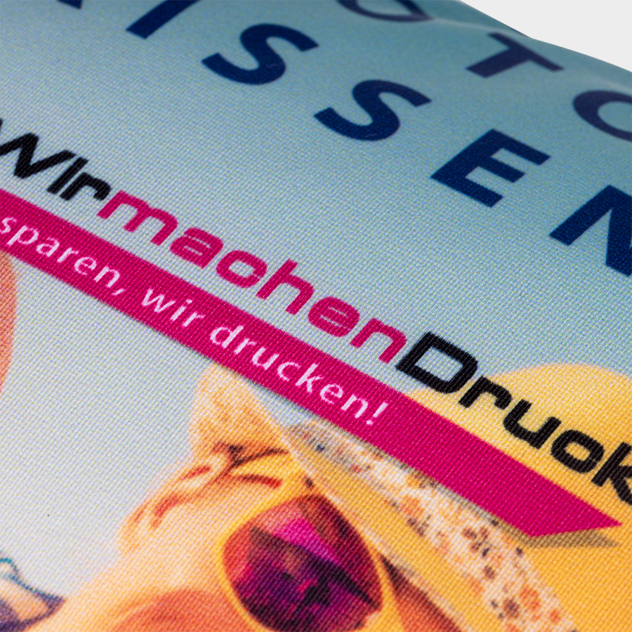 Individuelle, quadratische Premium-Fotokissen in herausragender Druckqualität