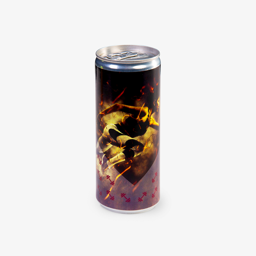 ISO-Drink Red Berry in Aluminium-Getränkedose, Folie vollfarbig bedruckt