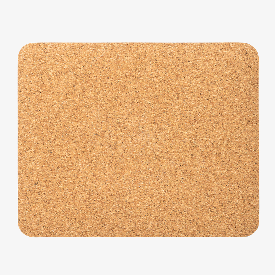 Kork-Mousepad in rechteckiger Form, ohne Personalisierung