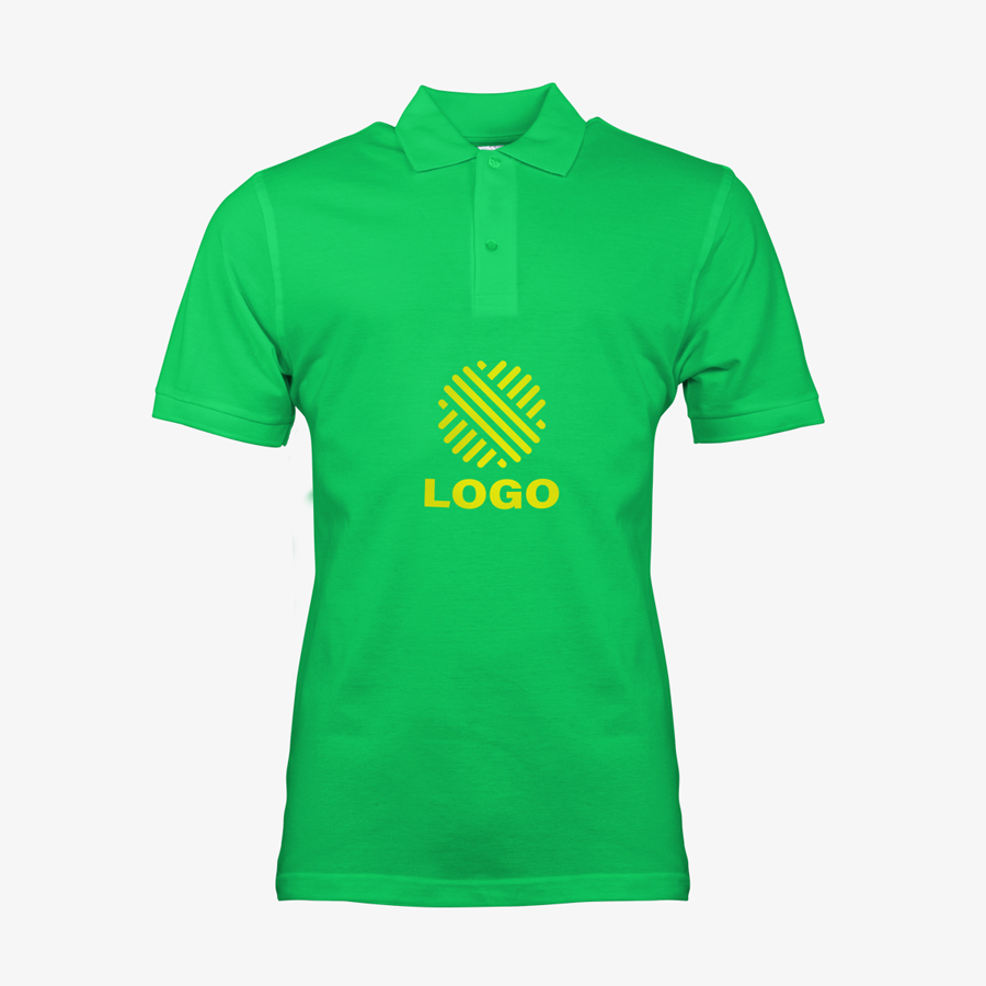 Poloshirt Herren Basic B&C Digitaldruck Vorderseite mittig