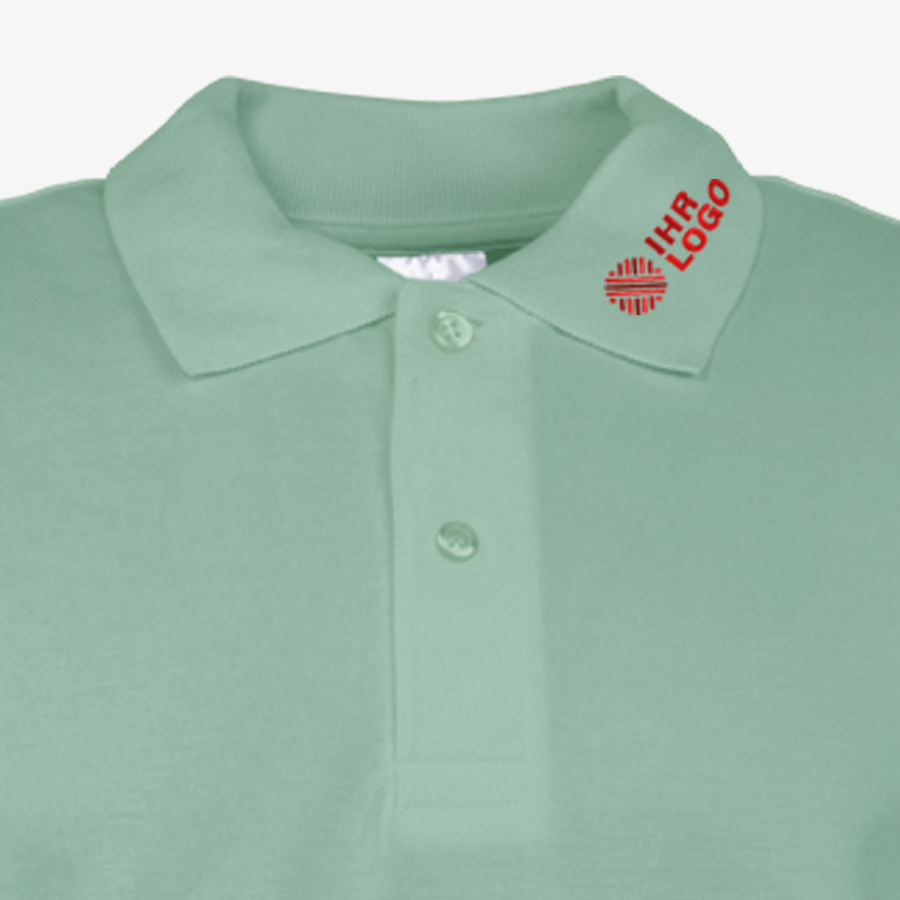 Poloshirt Herren Premium B&C Stick am Kragen