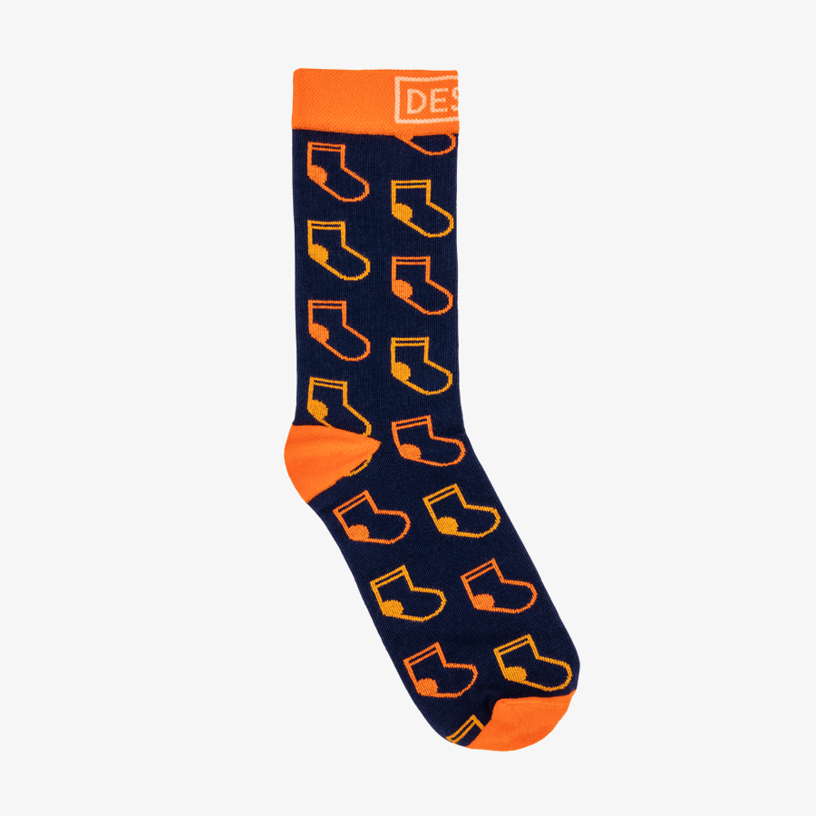 Klassische und personalisierbare Business-Socken mit individuellem Motiv