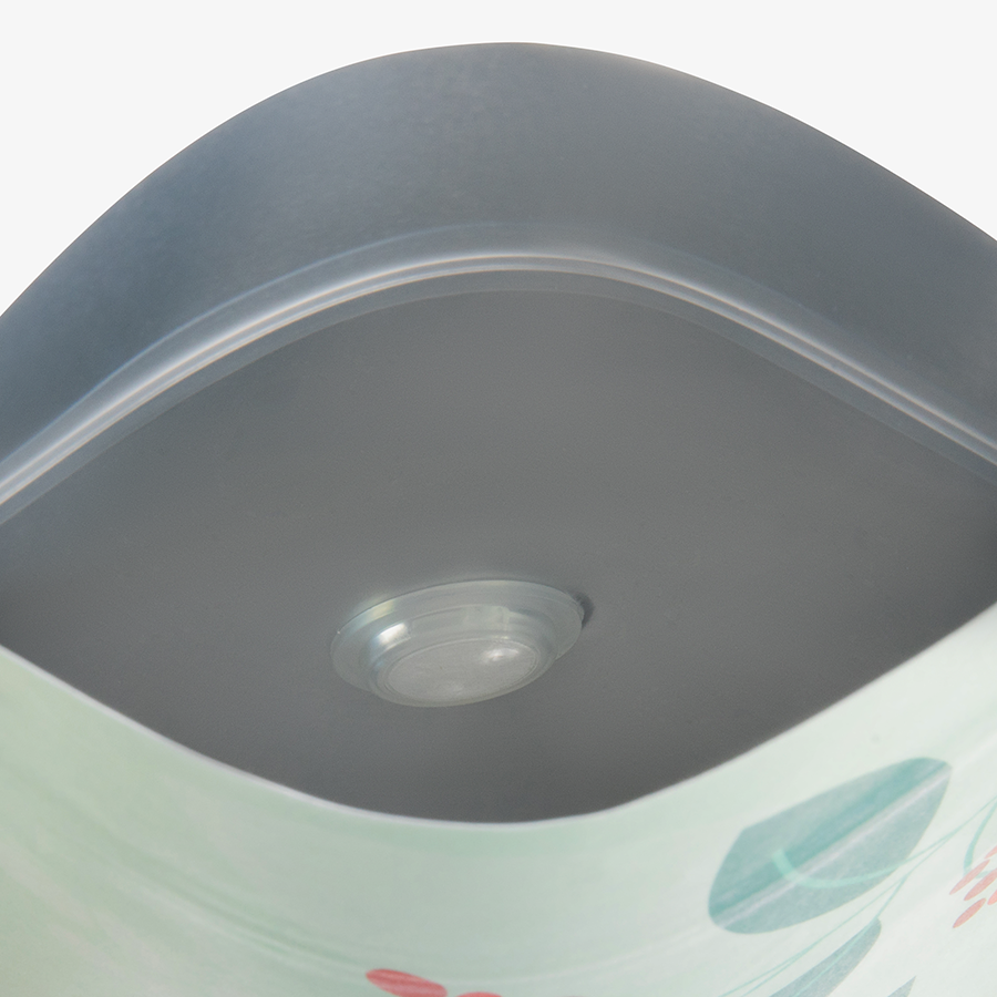 Bedruckter Standbodenbeutel aus Aluminiumpapier mit Ventil