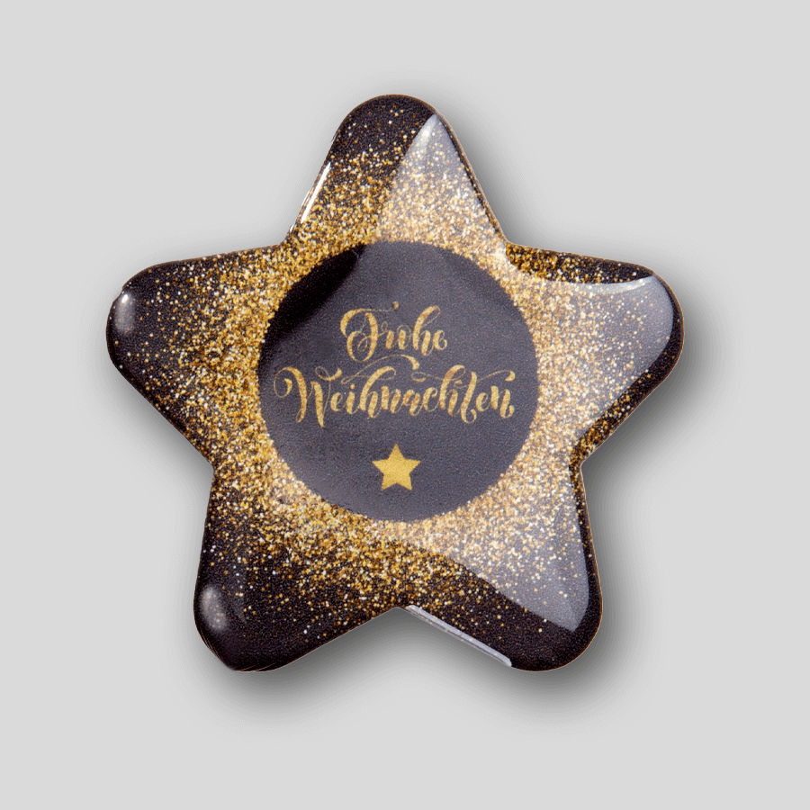 3D-Gel-Aufkleber in Sternenform und mit personalisierbarem Druck