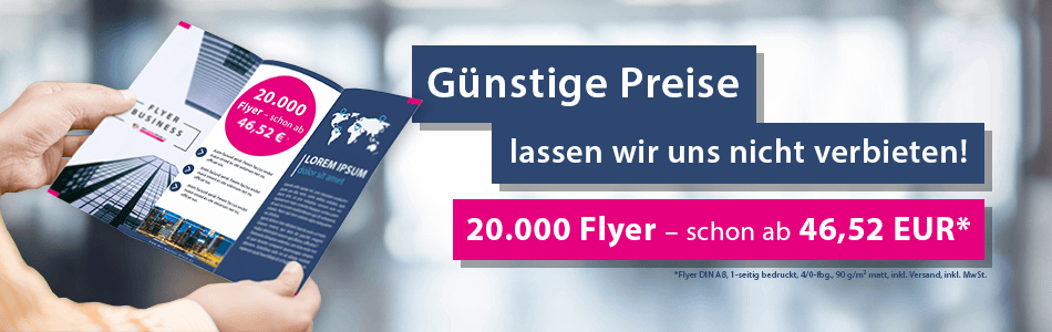 20.000 Flyer für 46,52 €